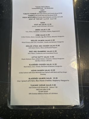 Menu photo 4 Tuscany Cafe & Bistro Alpharetta, GA Menu photo 4 Tuscany Cafe & Bistro Alpharetta, GA