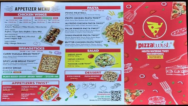 Menu photo 4 Pizza Twist Herndon, VA