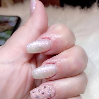 Be My Nails - My nails for the Holidays with one nail of pure swarovski crystals. - Nail Salons Near Me - Milpitas, California Be My Nails - My nails for the Holidays with one nail of pure swarovski crystals. - Nail Salons Near Me - Milpitas, California