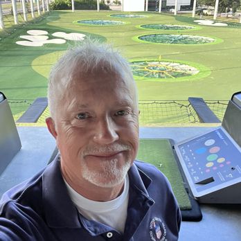 Topgolf - Yours truly trying to get ahead of the competition by logging some practice time on my own - Golf Near Me - Fishers, Indiana