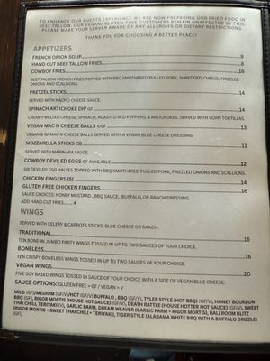 Menu photo 2 A Better Place Bar & Grill Central Valley, NY Menu photo 2 A Better Place Bar & Grill Central Valley, NY