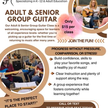 Hendricks Music - Senior Group Guitar Classes - Musical Instruments & Teachers Near Me - Dickson, Tennessee Hendricks Music - Senior Group Guitar Classes - Musical Instruments & Teachers Near Me - Dickson, Tennessee