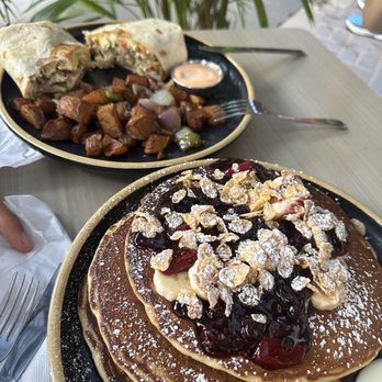 Down the Hatch Maui - Breakfast burrito and the pancake and flakes. Both winners! - Seafood Near Me - Lahaina, Hawaii Down the Hatch Maui - Breakfast burrito and the pancake and flakes. Both winners! - Seafood Near Me - Lahaina, Hawaii