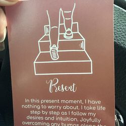 Natural Vibez - Mindful messages card
