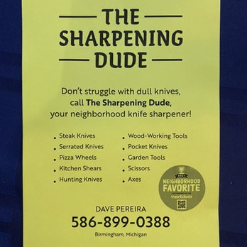 Dave the Sharpening Dude - Knife Sharpening Near Me