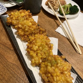 Kiraku - Corn Tempura - Tapas/Small Plates Near Me - Berkeley, California Kiraku - Corn Tempura - Tapas/Small Plates Near Me - Berkeley, California