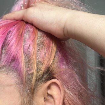 Salon Vo - blotchy and baby hairs still black. - Hair Salons Near Me - Denver, Colorado