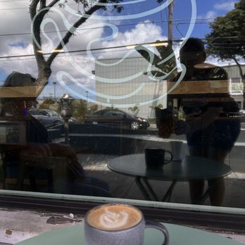 Cafe Kopi - Jeanne's Fave Latte with oat milk - Coffee & Tea Near Me - Kailua, Hawaii Cafe Kopi - Jeanne's Fave Latte with oat milk - Coffee & Tea Near Me - Kailua, Hawaii