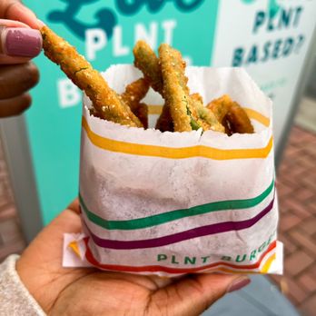 PLNT Burger - Green Bean Fries - Vegan Near Me - Alexandria, Virginia PLNT Burger - Green Bean Fries - Vegan Near Me - Alexandria, Virginia