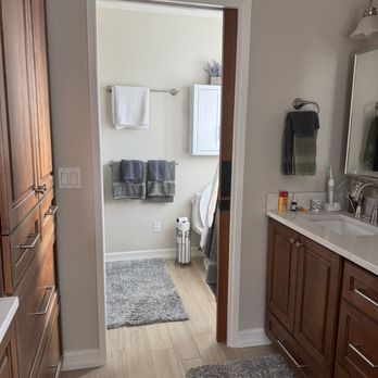 OG Handyman Service - bathroom with heavy, hard to move pocket door. - Handyman Near Me OG Handyman Service - bathroom with heavy, hard to move pocket door. - Handyman Near Me