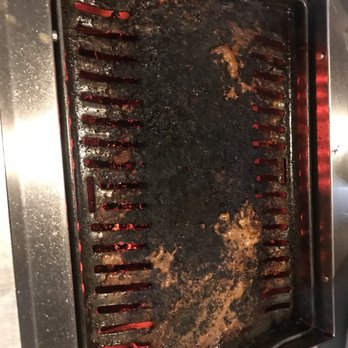 Dae Gee Korean BBQ - another picture of the burnt grill top - Korean Near Me - Denver, Colorado