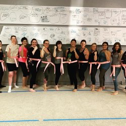 Unger's Karate Academy - Mother's Day Class, everyone earned their pink belts!