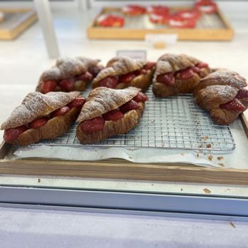 Paris Baguette - Strawberry Lemon Cream Croissant-eat the day you purchase. Tip: Not as good the next day - Bakeries Near Me - Northridge, California Paris Baguette - Strawberry Lemon Cream Croissant-eat the day you purchase. Tip: Not as good the next day - Bakeries Near Me - Northridge, California