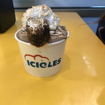 ICICLES - Brian was awesome making our first icicle! We've only seen these online and never in person. Nom nom - Ice Cream & Frozen Yogurt Near Me - Albuquerque, New Mexico