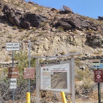Museum Trail head - This is the North Lyken trailhead, which is where we came down from my hike. - Hiking Near Me - Palm Springs, California Museum Trail head - This is the North Lyken trailhead, which is where we came down from my hike. - Hiking Near Me - Palm Springs, California