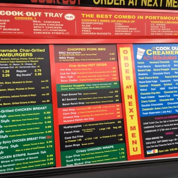Cook Out - Check the menu - Burgers Near Me - Portsmouth, Virginia Cook Out - Check the menu - Burgers Near Me - Portsmouth, Virginia