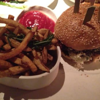 ABC Kitchen - Akaushi Cheeseburger with Herbed Mayo and Pickled Jalapenos - Breakfast & Brunch Near Me - New York, New York ABC Kitchen - Akaushi Cheeseburger with Herbed Mayo and Pickled Jalapenos - Breakfast & Brunch Near Me - New York, New York