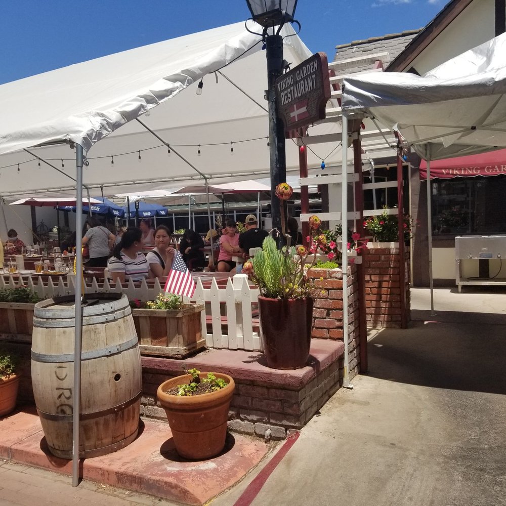 Viking Garden Restaurant - Outdoor dining - American Near Me - Solvang, California Viking Garden Restaurant - Outdoor dining - American Near Me - Solvang, California