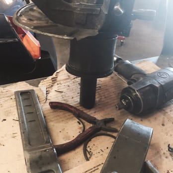 A-1 Auto Repair - Stubborn wheel bearing not wanting to get pressed out "notice the clamp looked smashed" - Auto Repair Near Me - Honolulu, Hawaii A-1 Auto Repair - Stubborn wheel bearing not wanting to get pressed out "notice the clamp looked smashed" - Auto Repair Near Me - Honolulu, Hawaii