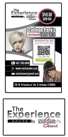 The Experience Salon By Neshasews Logo