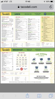 Menu photo 7 Tacodeli Austin, TX Menu photo 7 Tacodeli Austin, TX