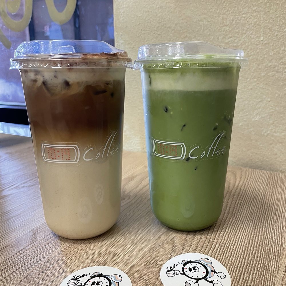 1019 Coffee - Im a star signature and carrot cake matcha - Coffee & Tea Near Me - Chandler, Arizona