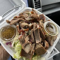 Charlies Restaurant & Taverna - Gyro salad, Greek style.