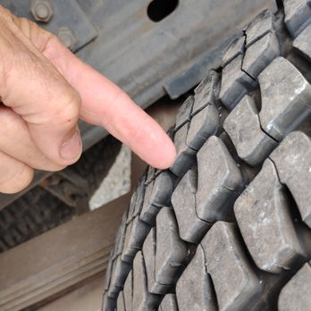 Big O Tires - My finger sitting on top of the high ridge and the other side is worn down real hard and like I said these were brand new tires ! - Tires Near Me - Sonora, California Big O Tires - My finger sitting on top of the high ridge and the other side is worn down real hard and like I said these were brand new tires ! - Tires Near Me - Sonora, California