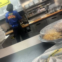 Waffle House - A fresh re made chicken cheese sandwich because no one listens to you when you say no bacon 4 times