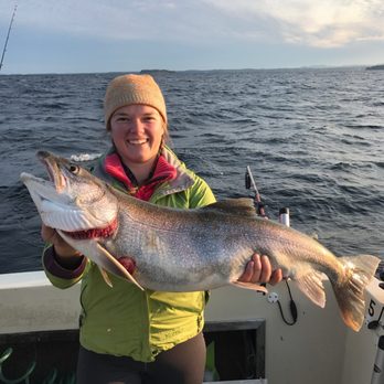 Sure Strike Charters - Sept 10, 2017 lake trout...nice catch! - Boat Charters Near Me - Hinesburg, Vermont