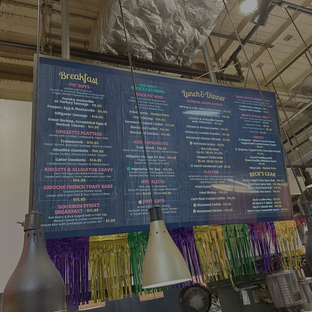 Beck's Cajun Cafe - Menu - Cajun/Creole Near Me - Philadelphia, Pennsylvania