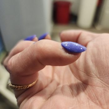 Expo Nails & Spa - All my nails are like this too thick and not going to the end of nail beds waste of money and my time - Nail Salons Near Me - Shreveport, Louisiana Expo Nails & Spa - All my nails are like this too thick and not going to the end of nail beds waste of money and my time - Nail Salons Near Me - Shreveport, Louisiana