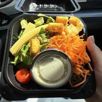 NorthWest Salmon Smokehouse - Side salad with ranch dressing - Cafes Near Me - Chehalis, Washington