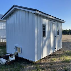Rolling Acres Mini Barns - Chicken coop with chicken door too small for goats.