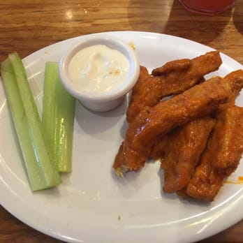 Veggie Grill by Next Level - Buffalo chicken strips - Vegan Near Me - Carlsbad, California Veggie Grill by Next Level - Buffalo chicken strips - Vegan Near Me - Carlsbad, California