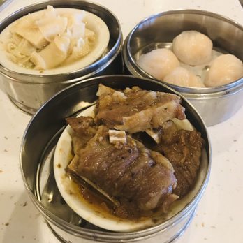Dim Sum Cafe - Ginger tripe, shrimp dumpling and black pepper taro spear ribs - Dim Sum Near Me - Las Vegas, Nevada