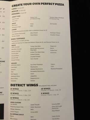 Menu photo 2 District 7 Pizzeria Houston, TX Menu photo 2 District 7 Pizzeria Houston, TX