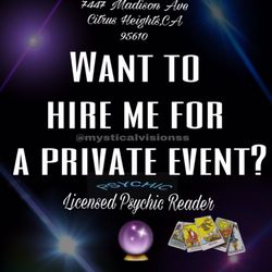 Psychic Consultations with Gina - Available for private parties!