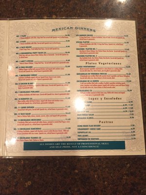 Menu photo 7 Los Barrios Mexican Restaurant San Antonio, TX