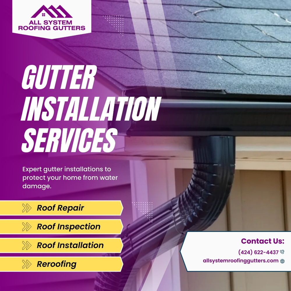 Slide of All System Roofing & Gutters