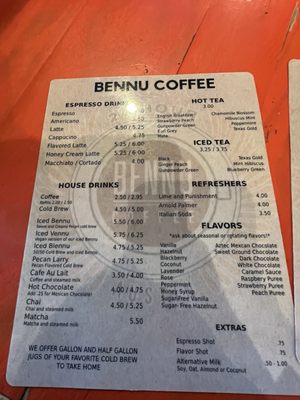 Menu photo 5 Bennu Coffee Austin, TX Menu photo 5 Bennu Coffee Austin, TX