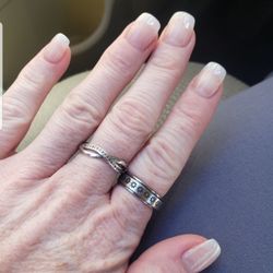 Craze Spa Nail - Clear acrylic with clear - fill in
