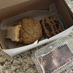Oh So Sweet - Brown sugar cinnamon pastry, oatmeal cream pie, peanut butter bar, tiramisu