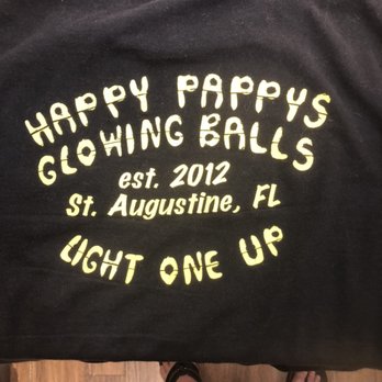 Happy Pappy's Glowing Balls - Our shirts - Lighting Stores Near Me - St. Augustine, Florida Happy Pappy's Glowing Balls - Our shirts - Lighting Stores Near Me - St. Augustine, Florida