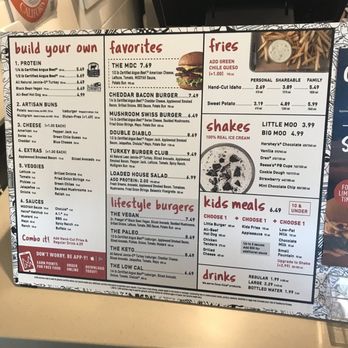 MOOYAH Burgers, Fries & Shakes - Menu - Burgers Near Me - Irvine, California MOOYAH Burgers, Fries & Shakes - Menu - Burgers Near Me - Irvine, California