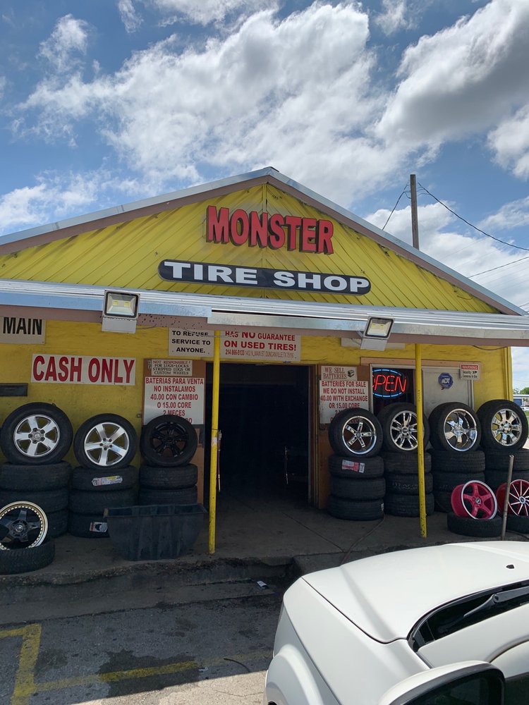 MONSTER TIRE SHOP Updated September 2024 1402 N Main St, Duncanville, Texas Tires Phone