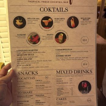 Lakama - Photo 2: Cocktail menu - Pubs Near Me - Madrid, M