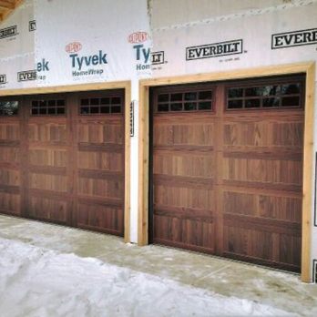 Matt's Garage Doors - Beautiful Dark Oak Carriage house doors our guys did. - Garage Door Services Near Me Matt's Garage Doors - Beautiful Dark Oak Carriage house doors our guys did. - Garage Door Services Near Me