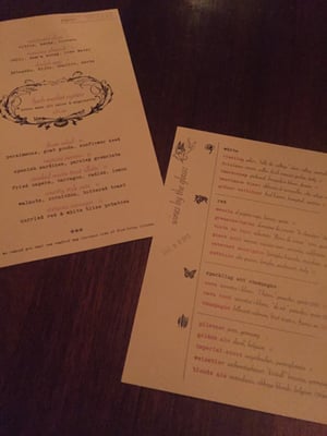 Menu photo 7 Bar August New Haven, CT Menu photo 7 Bar August New Haven, CT