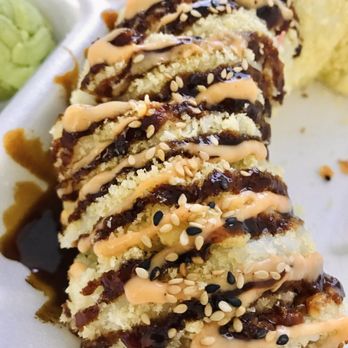 Miyako - Crunch roll! Super decadent! - Japanese Near Me - La Habra, California Miyako - Crunch roll! Super decadent! - Japanese Near Me - La Habra, California
